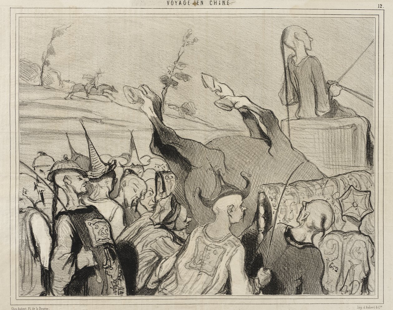 Die Pferderennen von Honoré Daumier