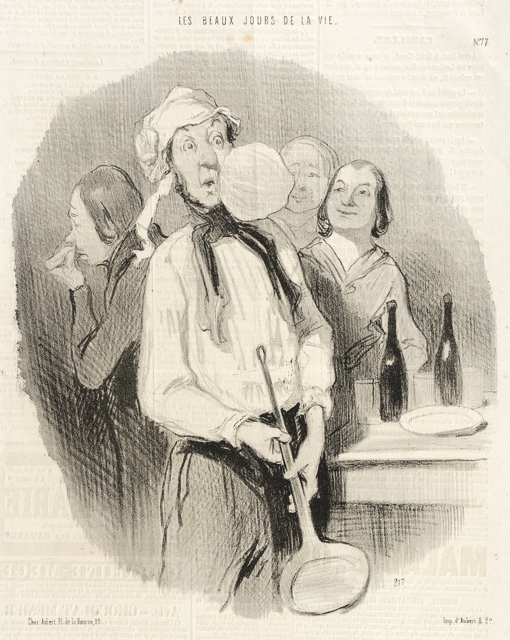Die Crêpes von Honoré Daumier