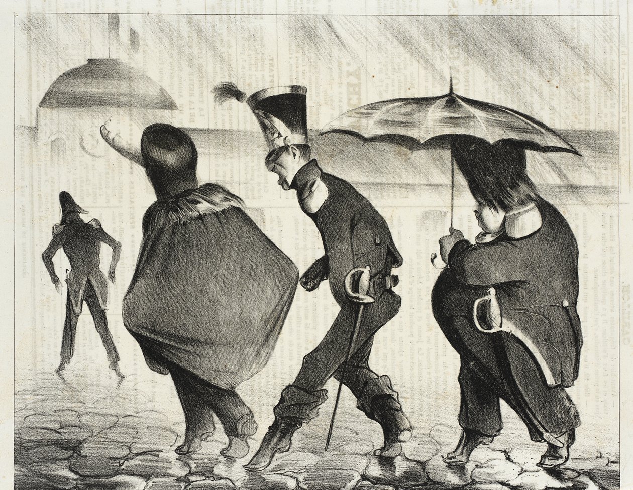 Die Unerschrockenen von Honoré Daumier