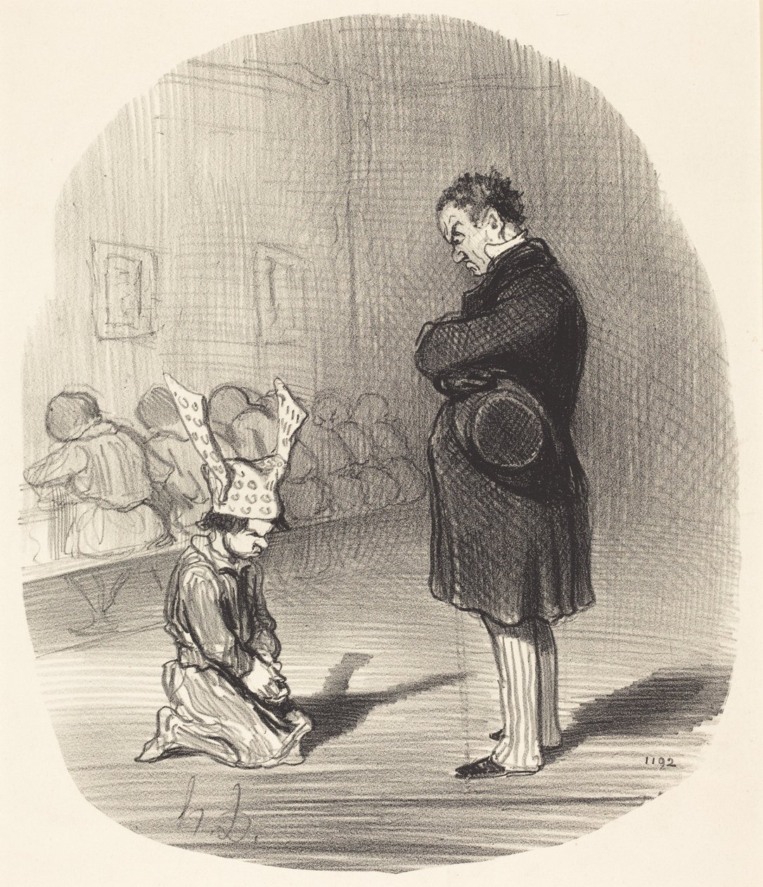 Die Folgen eines Aufstands von Honoré Daumier