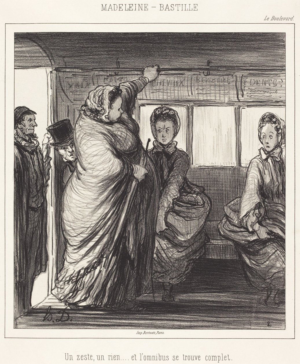 Madeleine-Bastille von Honoré Daumier