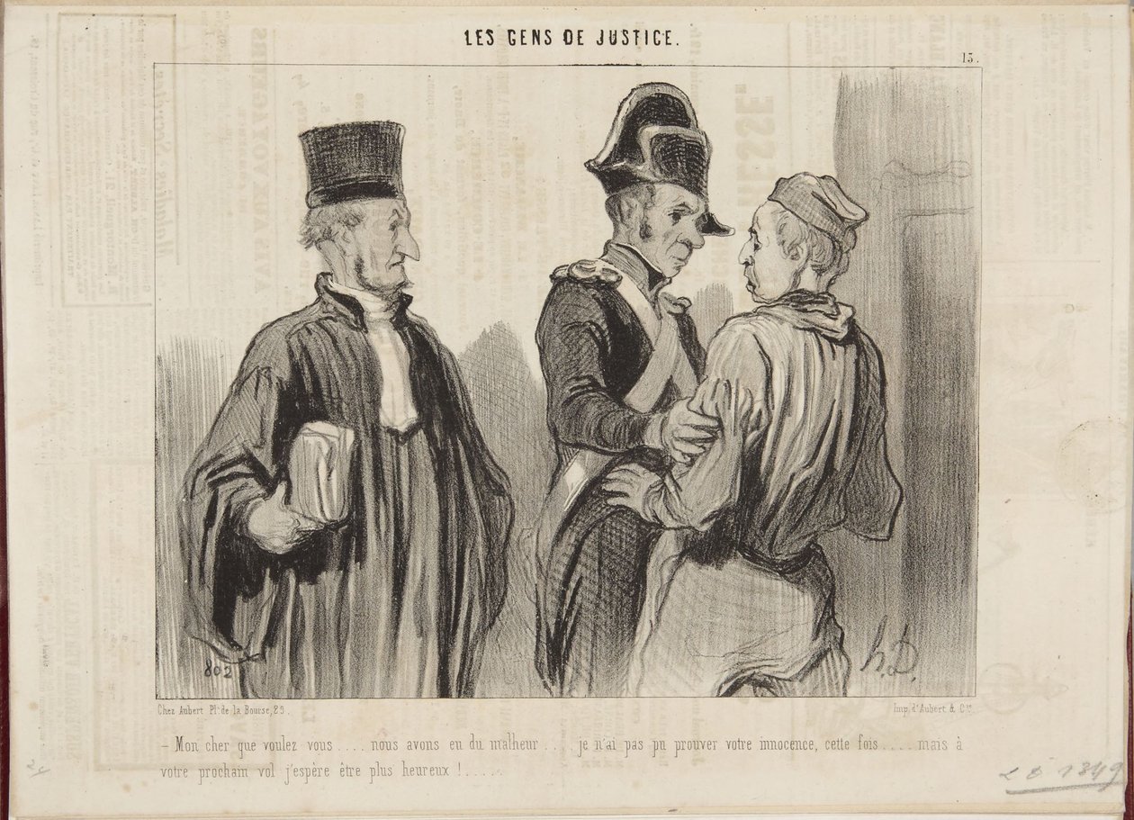 Mein Lieber, was wollen Sie... wir hatten Pech... von Honoré Daumier