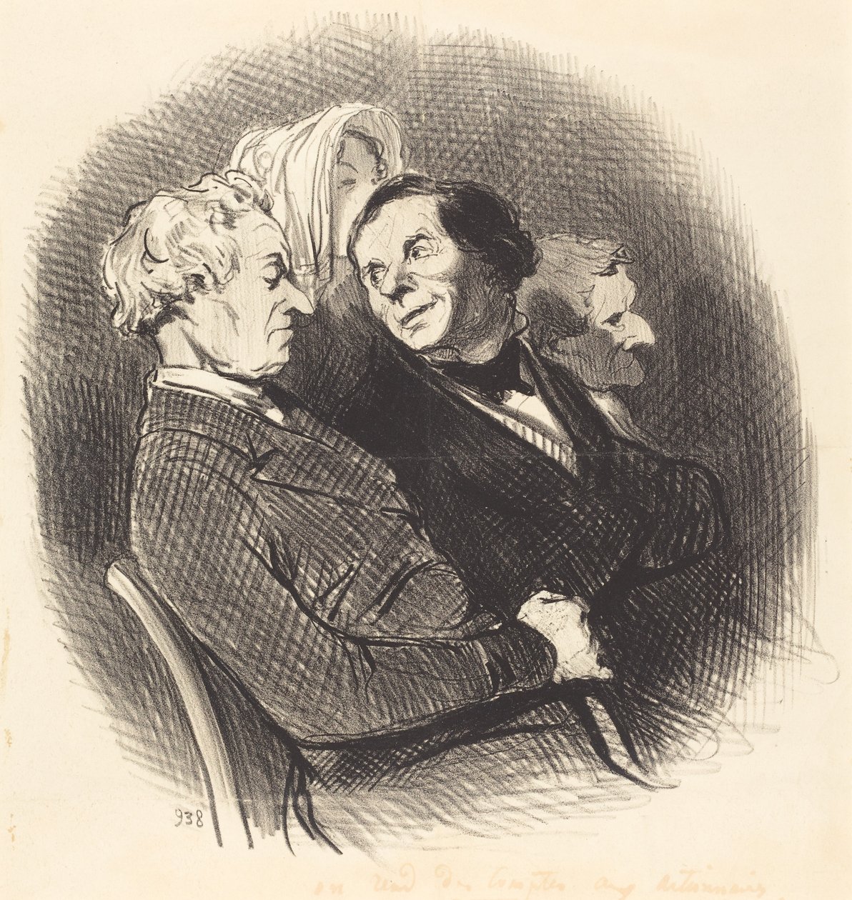 Man legt den Aktionären Rechenschaft ab von Honoré Daumier