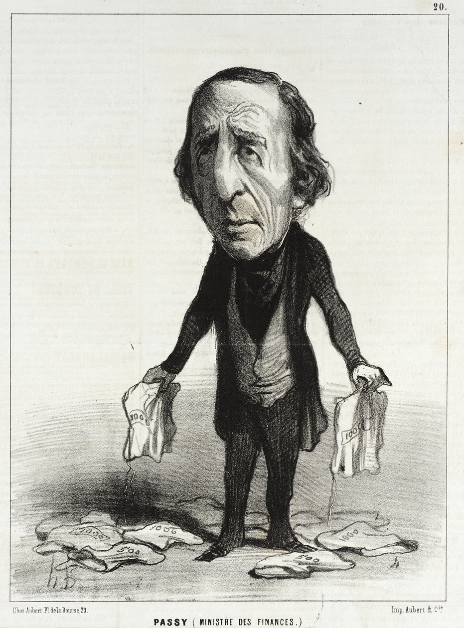 Passy (Finanzminister) von Honoré Daumier