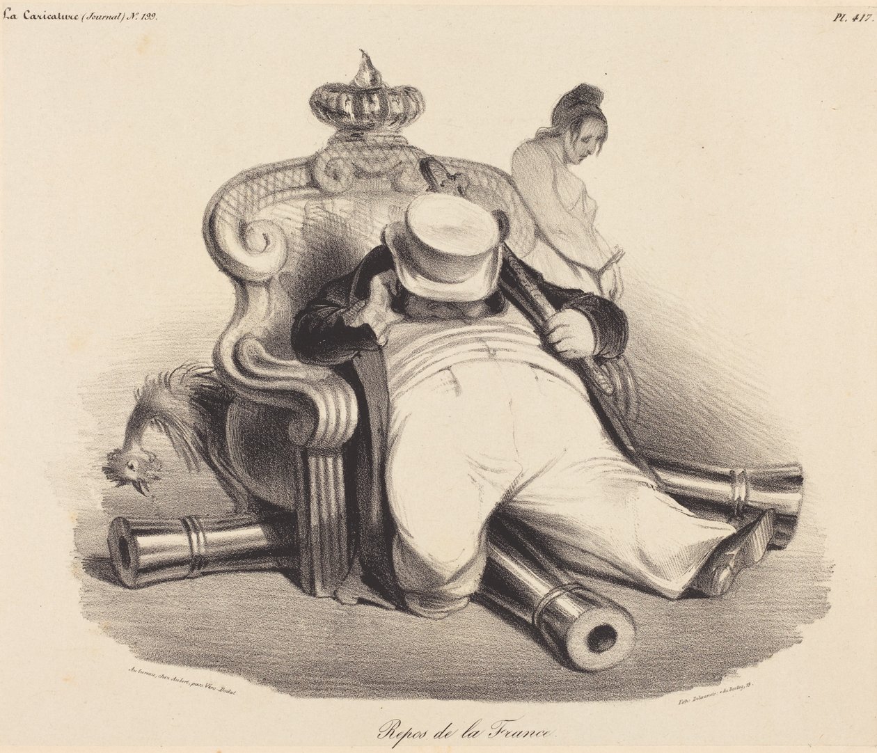 Ruhe Frankreichs von Honoré Daumier