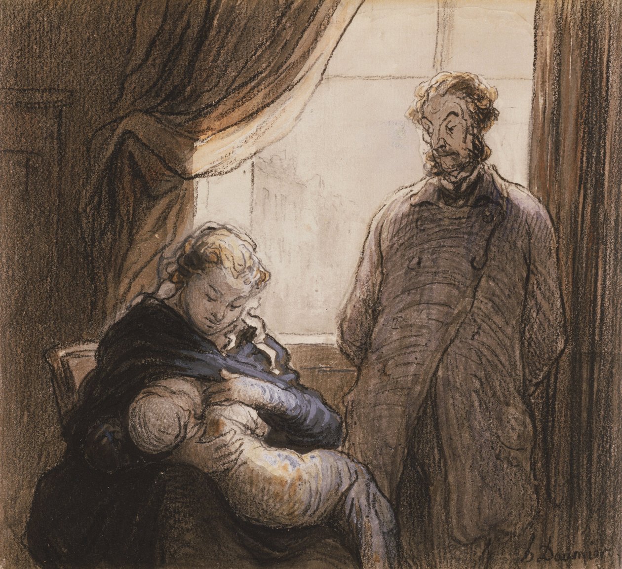 Die Familie von Honoré Daumier