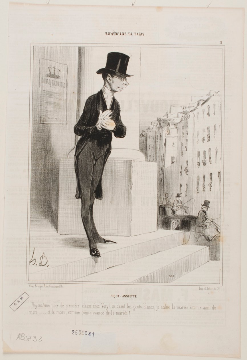Der Schwamm von Honoré Daumier