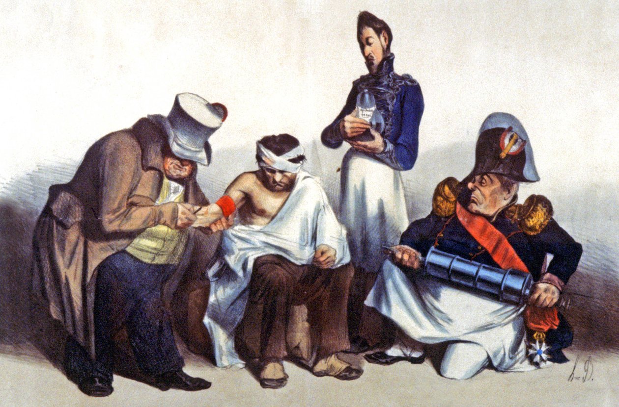 Behandlung Frankreichs nach der Revolution von 1830 von Honoré Daumier