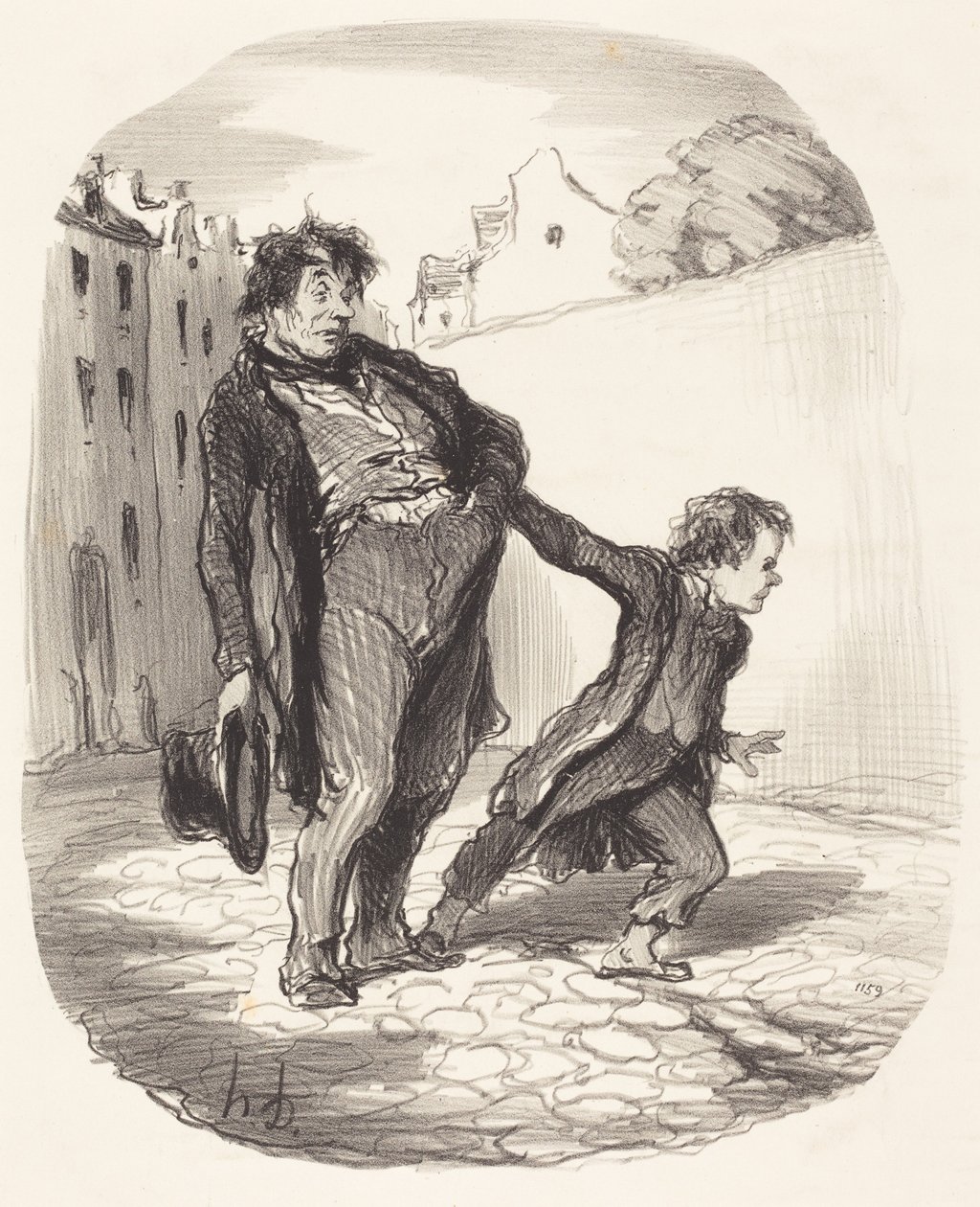 Ein vorbildlicher Sohn von Honoré Daumier