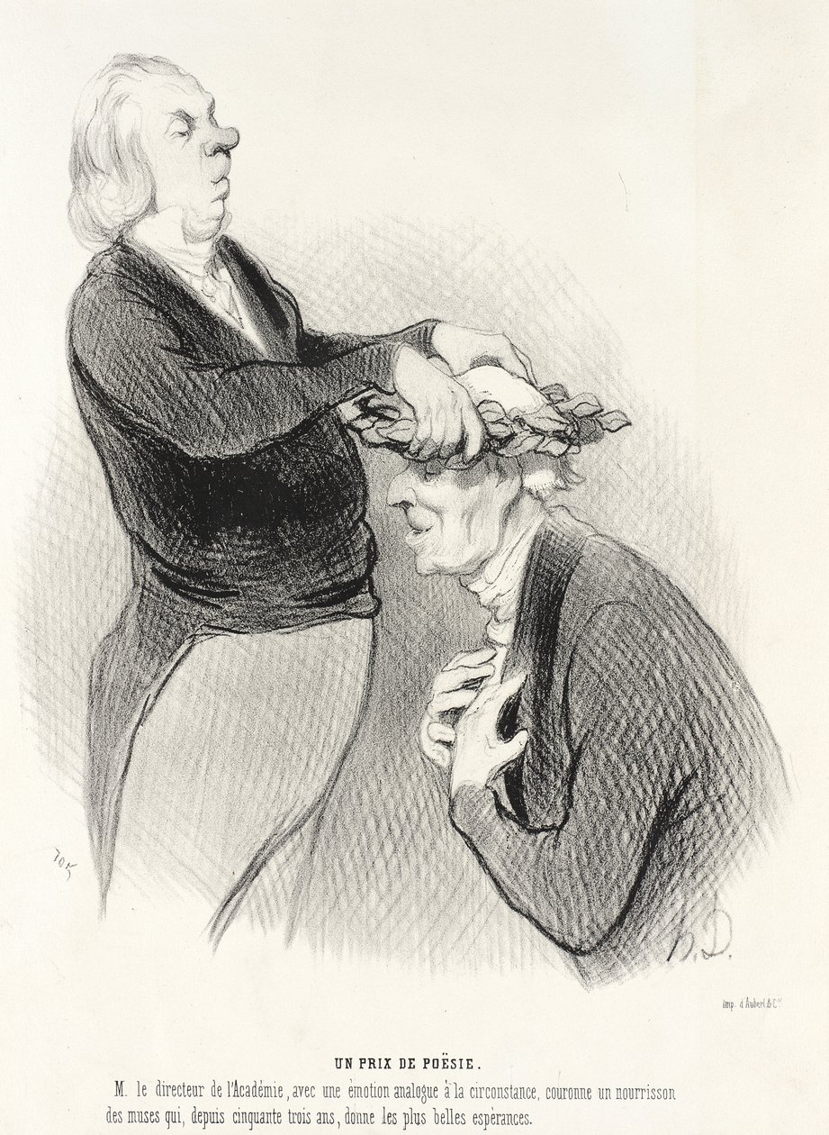 Ein Preis für Poesie von Honoré Daumier