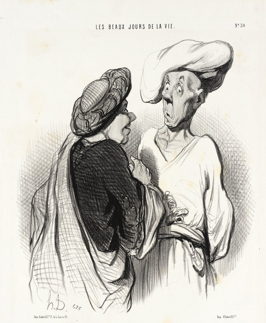 Ein Brauch aus Indien von Honoré Daumier