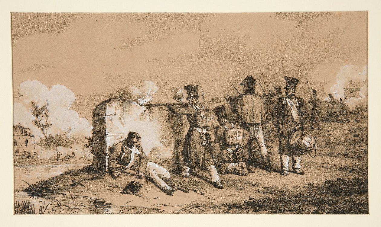 Soldaten als Scharfschützen von Horace Vernet