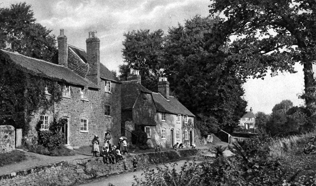 The Swan Inn, Fittleworth, Sussex, um 1922 von Horace Walter Nicholls
