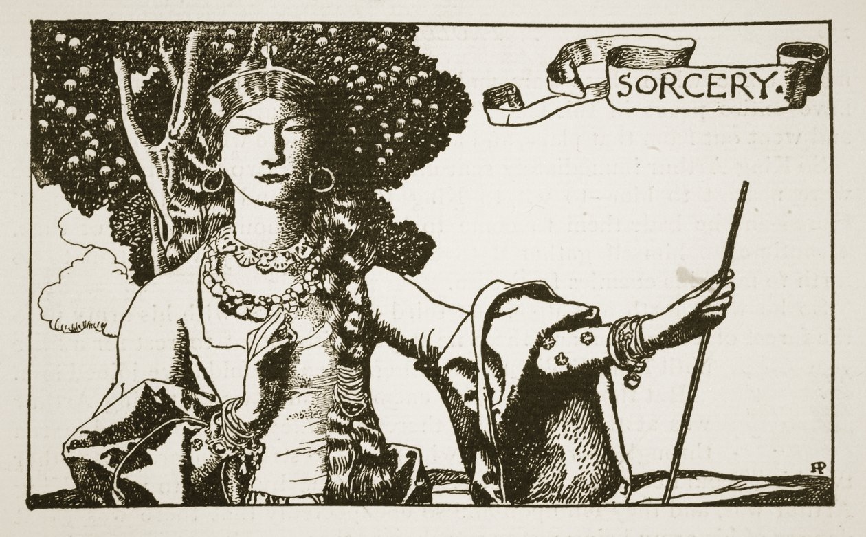 Zauberei, Illustration aus 
