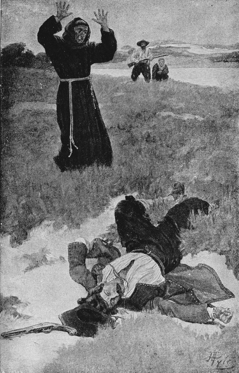 Die Ermordung von La Salle, Illustration aus 