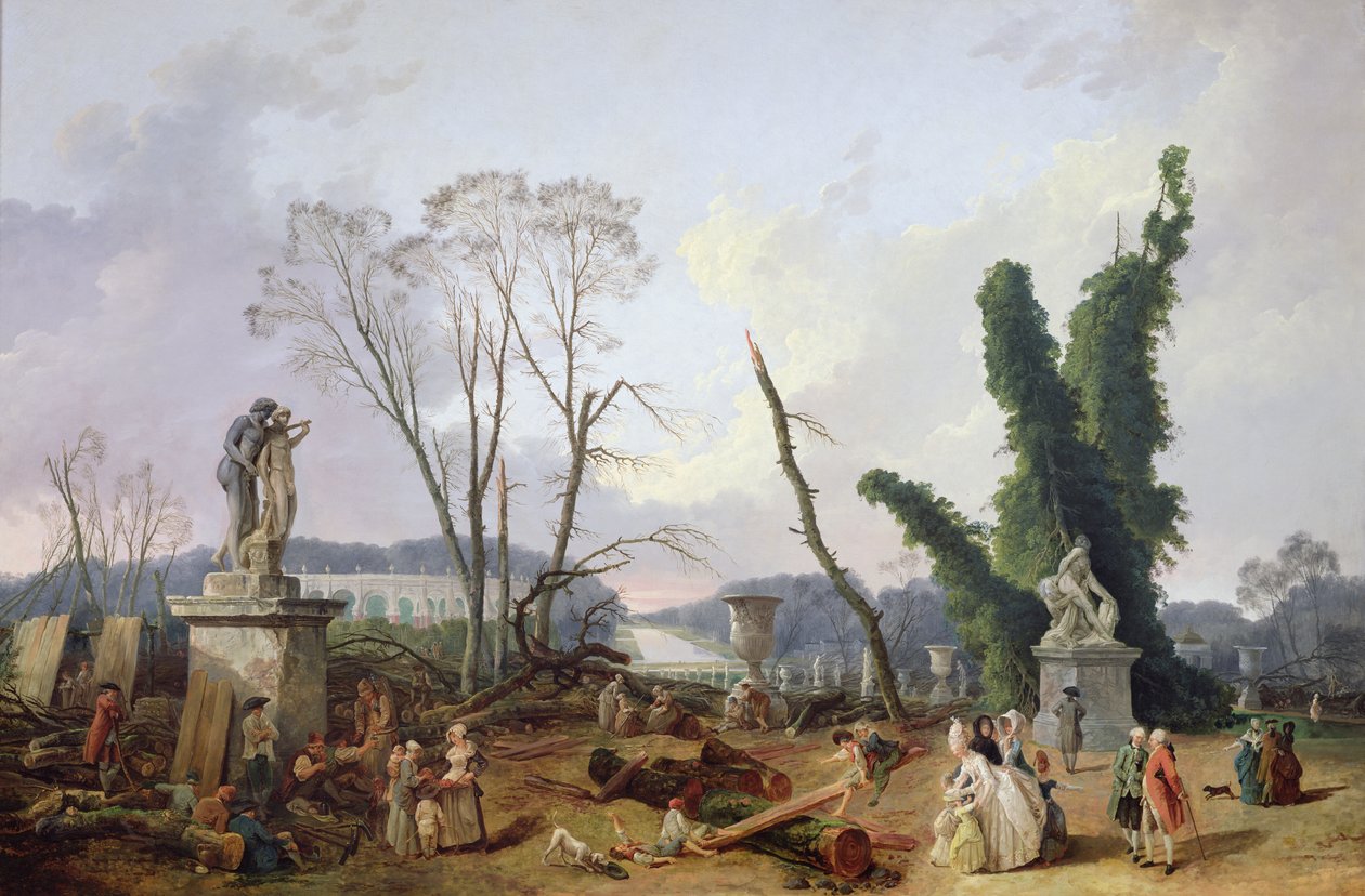 Die Gärten von Versailles von Hubert Robert
