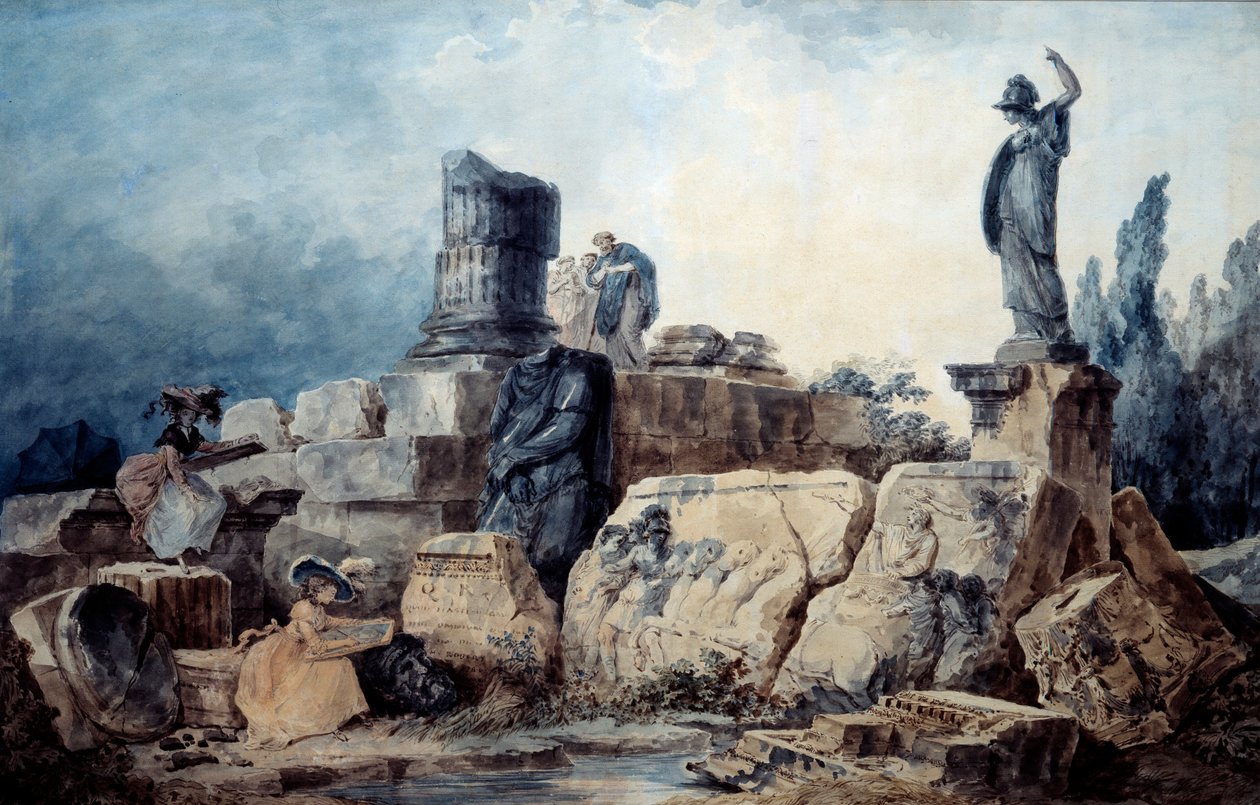 Die Zeichner von Hubert (after) Robert