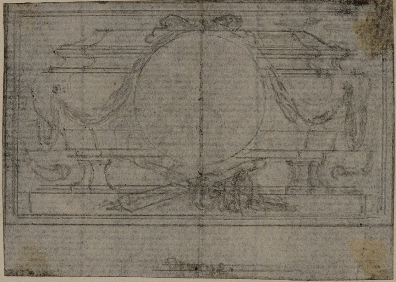 Studie für En Tête Vignette in Tacitus "Tibère, ou Les Six Premiers Livres des Annales", Buch IV von Hubert Francois Gravelot