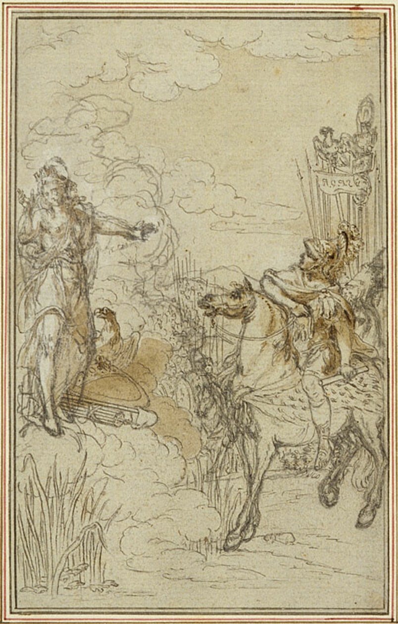 Studie zu Lucains "La Pharsale", Gesang I von Hubert Francois Gravelot
