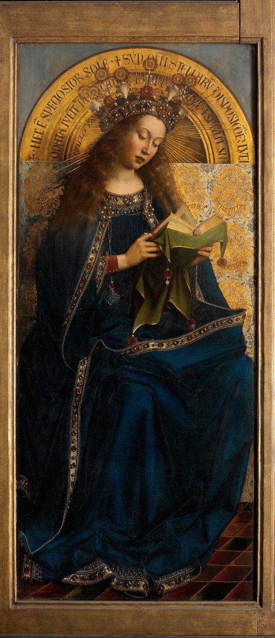 Die Jungfrau Maria von Hubert & Jan van (1390 1441) Eyck