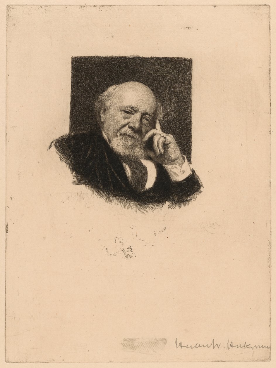 Porträt eines Mannes von Hubert von Herkomer