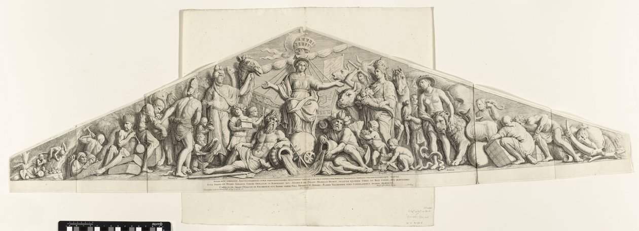 Allegorie des Handels von Amsterdam mit den vier Kontinenten von Hubertus Quellinus