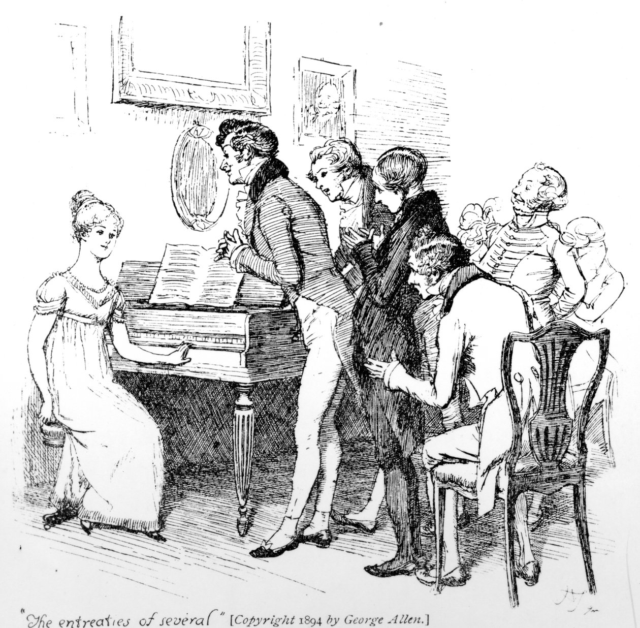Die Bitten mehrerer, Illustration aus 