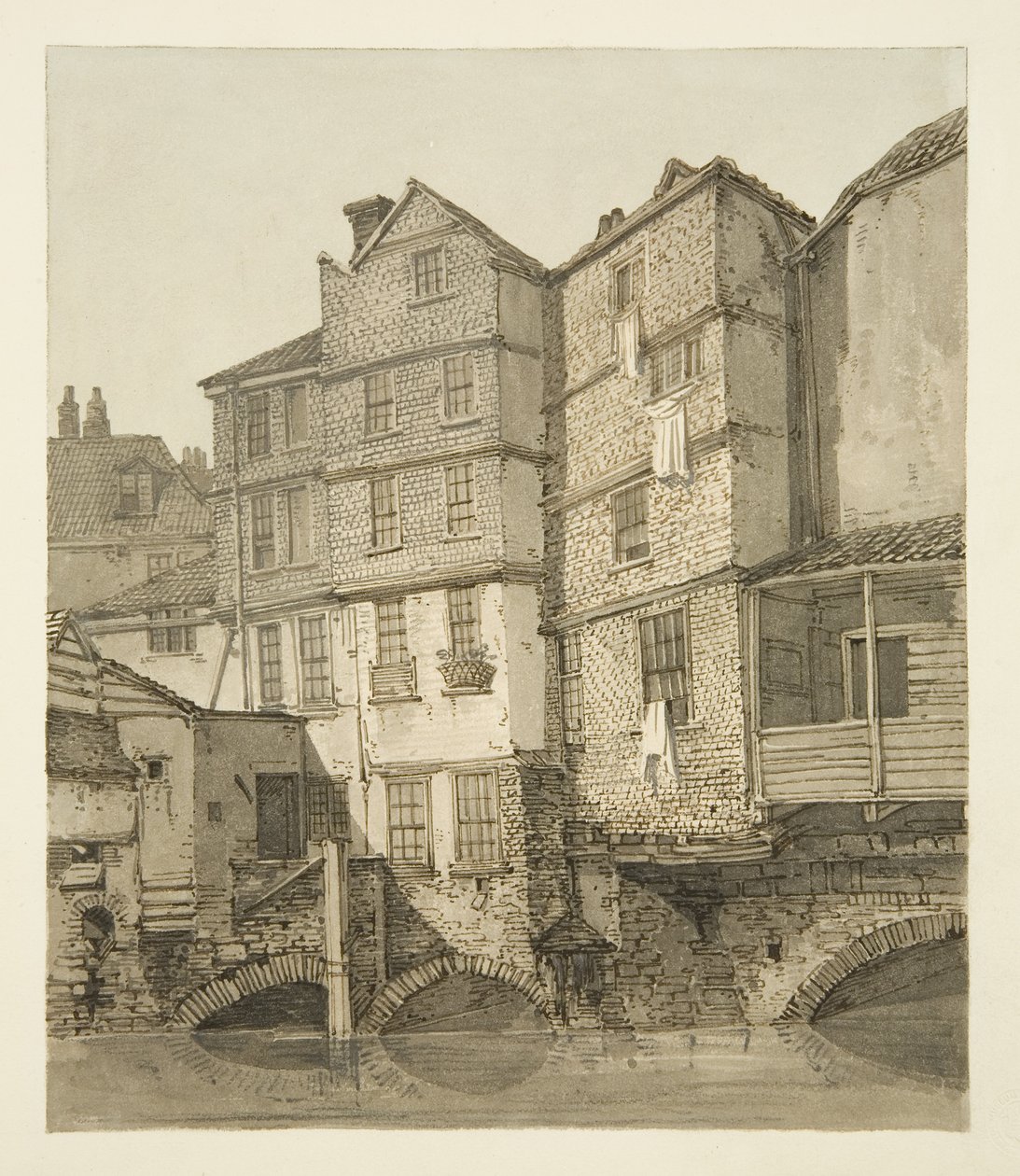 Der Frome, stromaufwärts in Richtung Christmas Bridge, 1823 von Hugh ONeill
