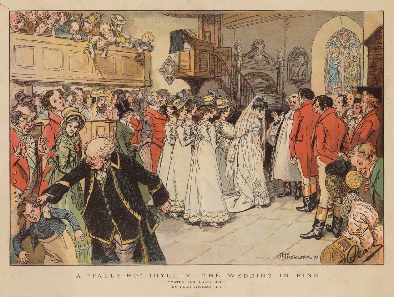 Ein Tally-Ho Idyll: Die Hochzeit in Pink von Hugh Thomson