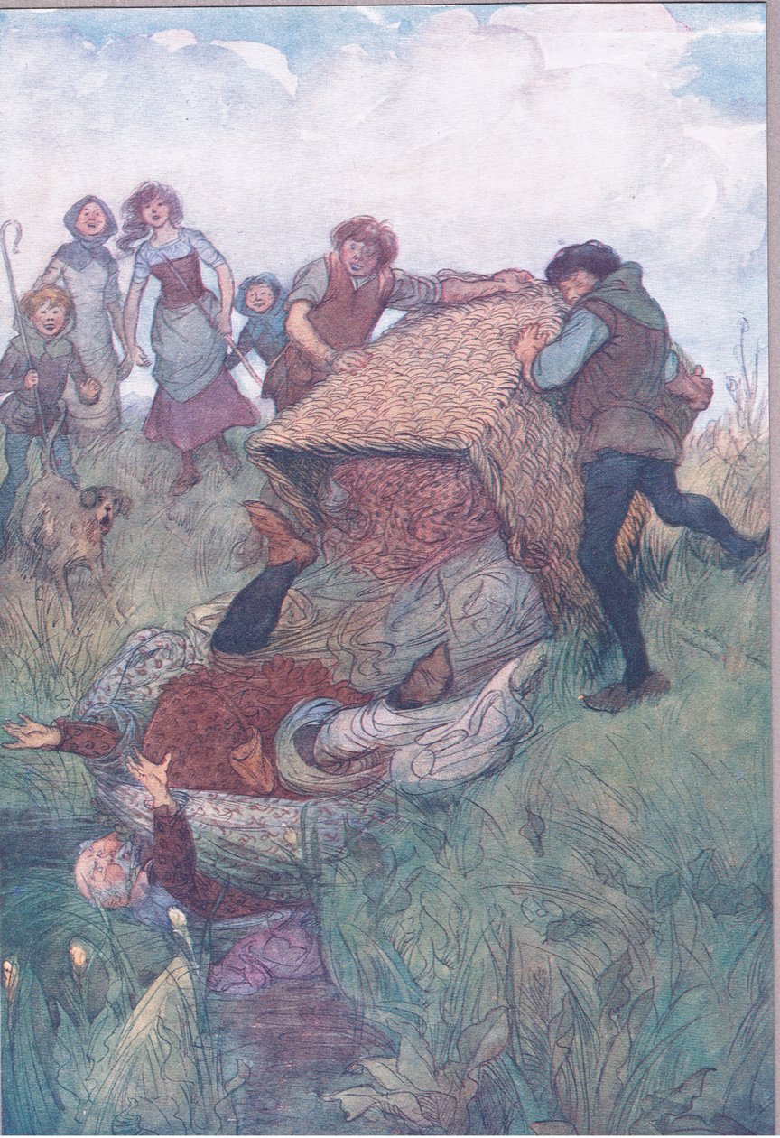 "In die Themse geworfen", Illustration aus 