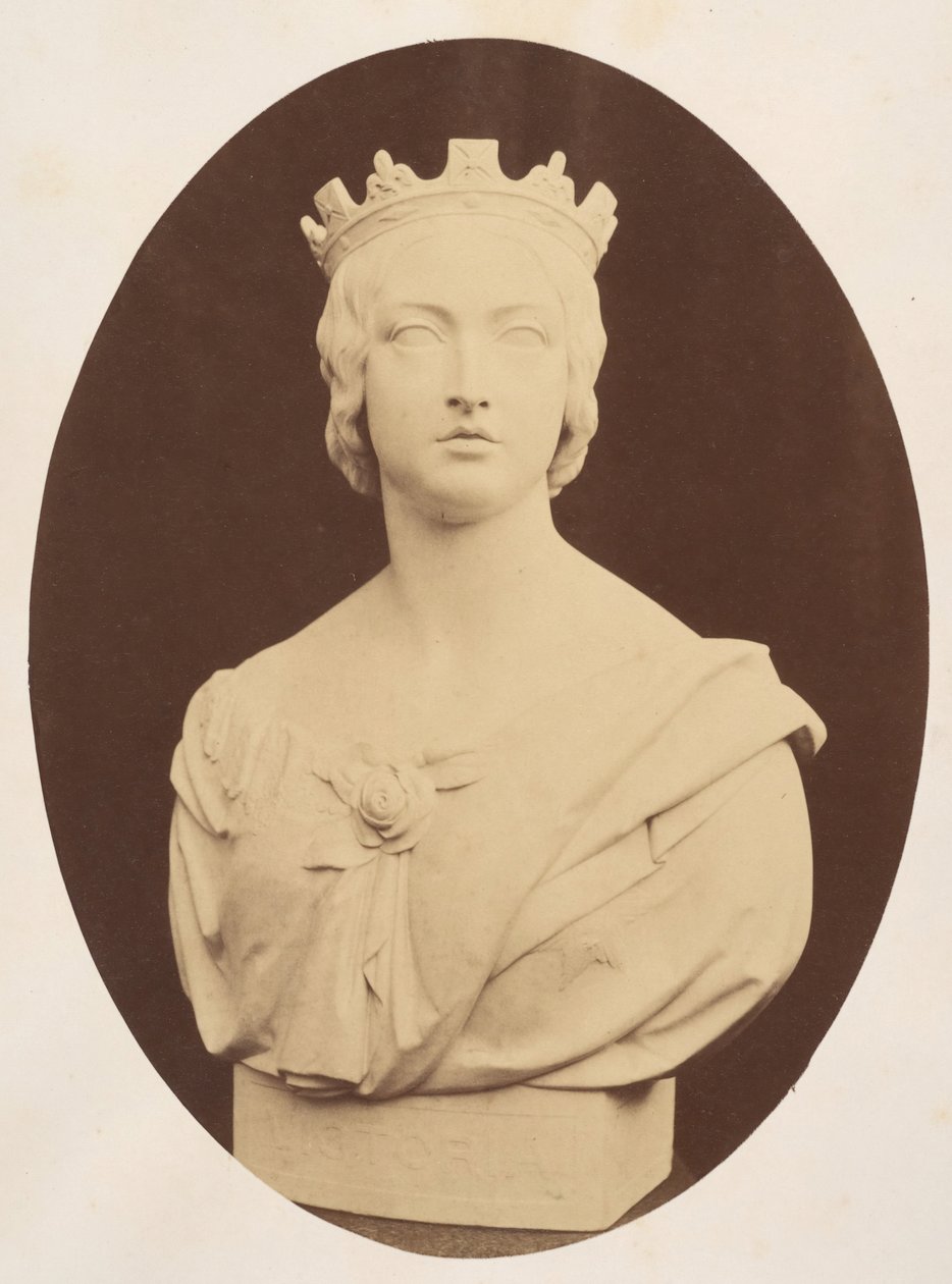 Kopie einer Büste Ihrer Majestät Königin Victoria, von Joseph Durham, Esq. F.S.A., 1857 von Hugh Welch Diamond