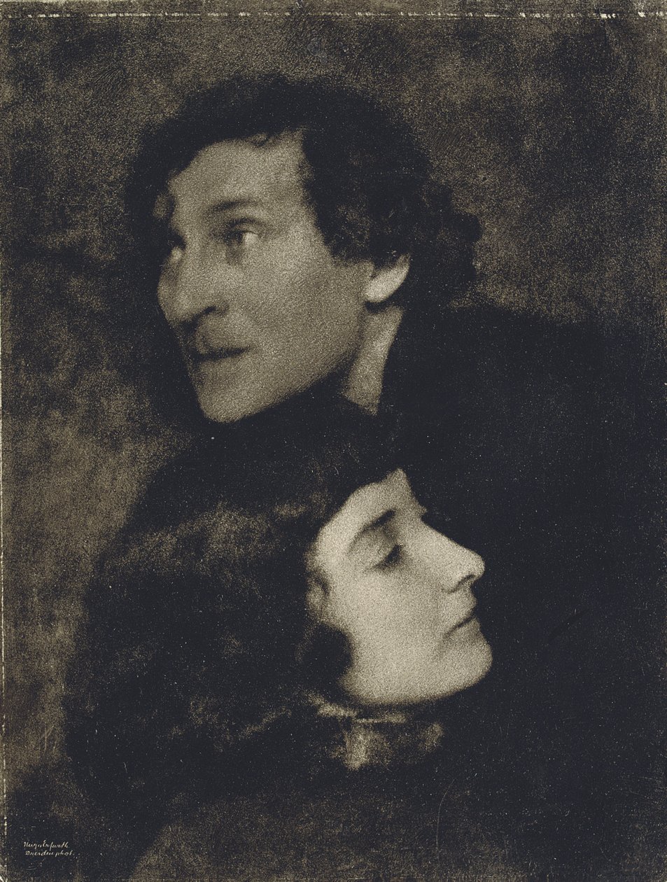 Marc und Bella Chagall, 1923 von Hugo Erfurth