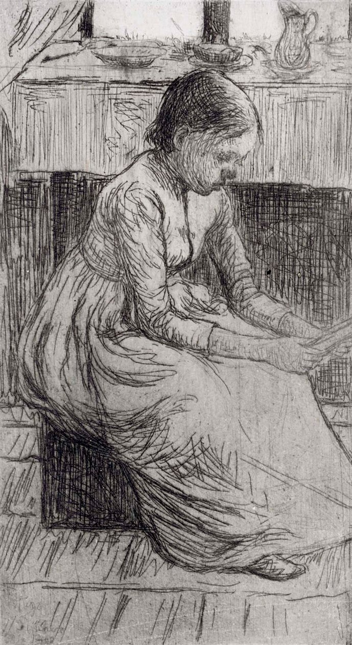 Ein Mädchen liest von Hugo Simberg