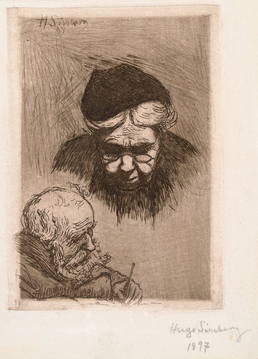 Die Tante und der Vater des Künstlers von Hugo Simberg