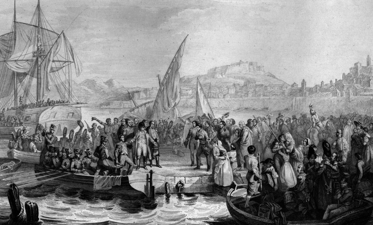 Napoleon I. in Portoferriao von Huot Huot