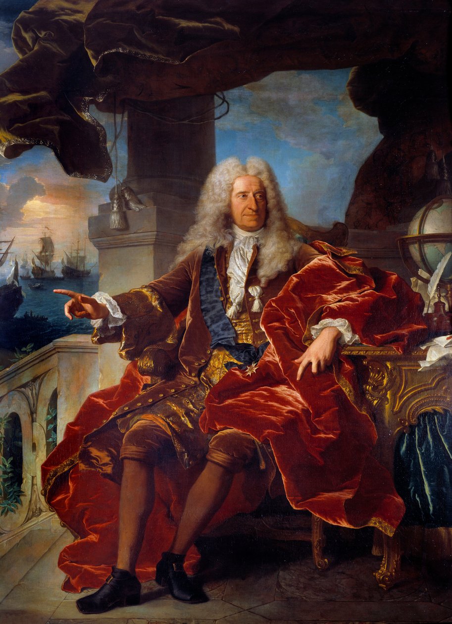 Porträt des Bankiers Samuel Bernard (1651-1739) von Hyacinthe Francois Rigaud