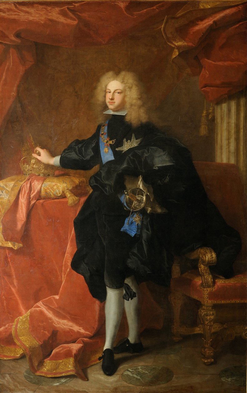 Philipp V., König von Spanien 1683-1746, 1701 von Hyacinthe François Honoré Rigaud