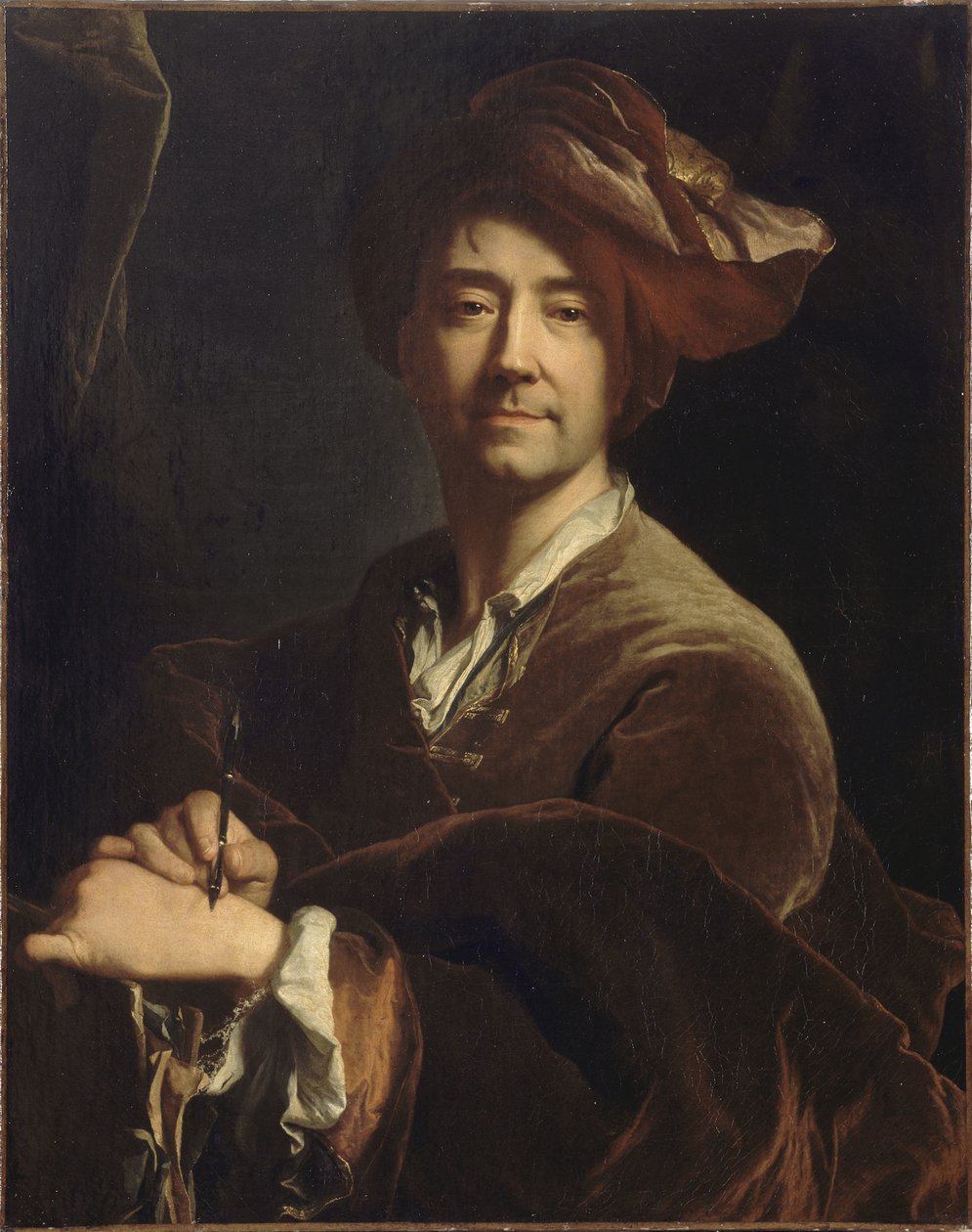 Selbstporträt von Hyacinthe François Honoré Rigaud