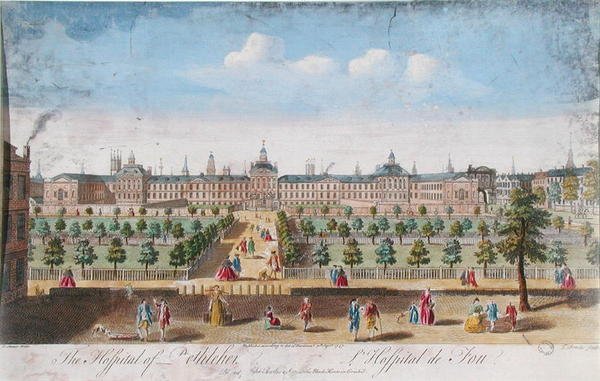 Bethlehem Hospital, graviert von T. Bonles von I. (after) Maurer