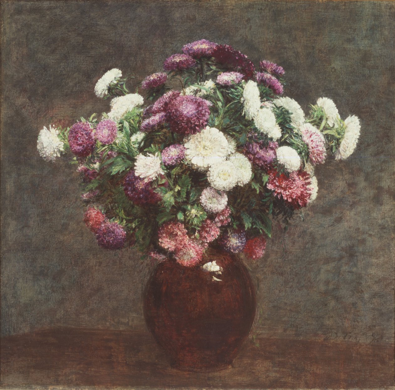 Astern in einer Vase von Ignace Henri Jean Fantin-Latour