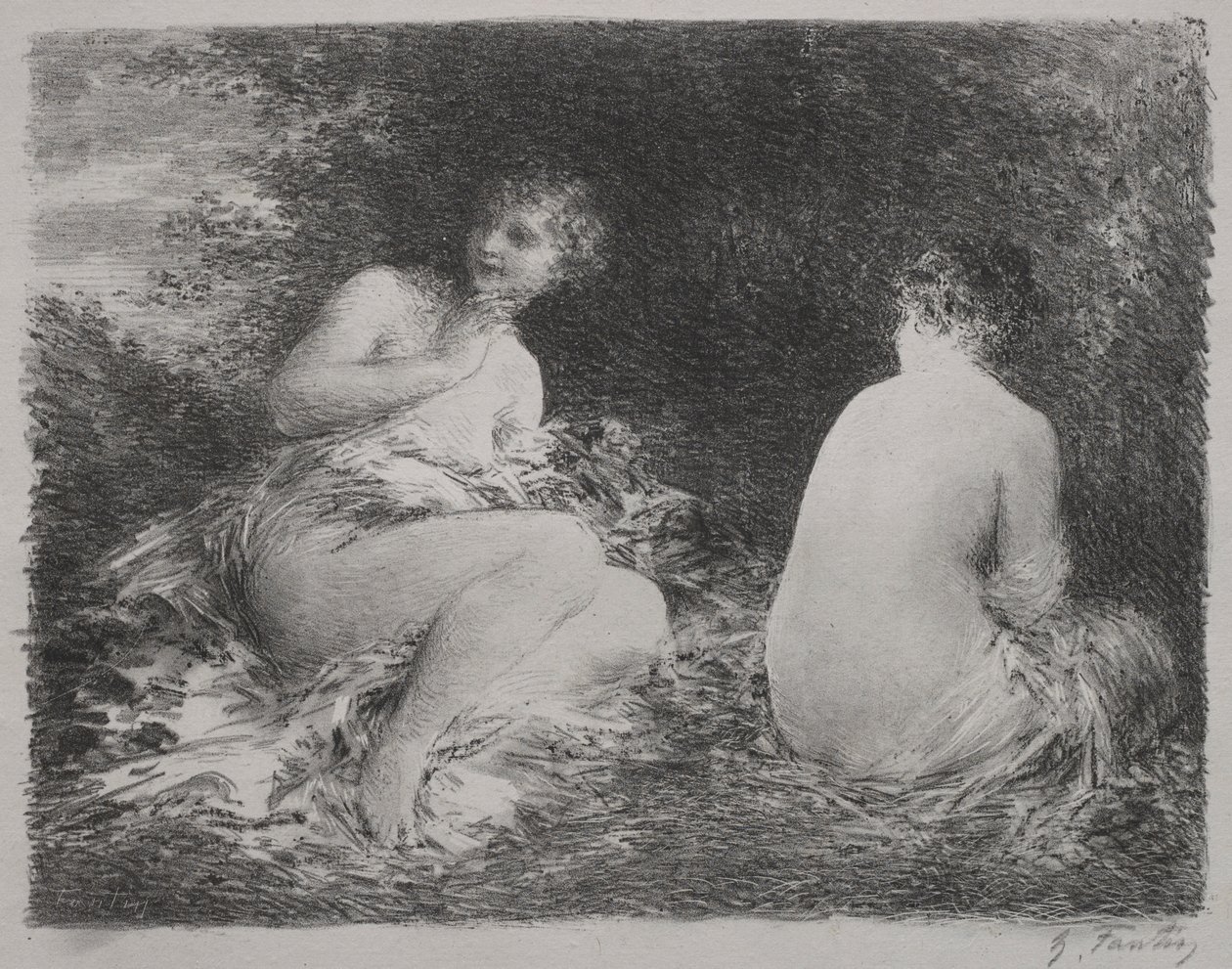 Badende, 1899 von Ignace Henri Jean Fantin Latour