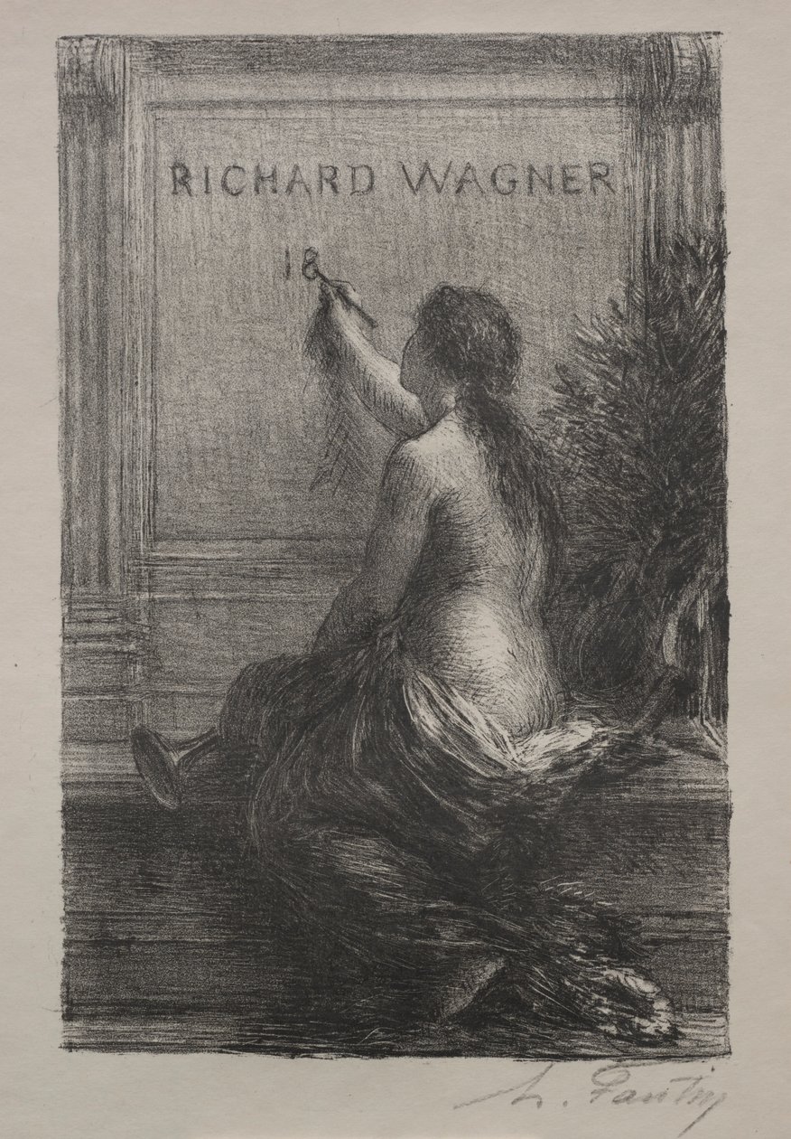 Unsterblichkeit, 1886 von Ignace Henri Jean Fantin Latour