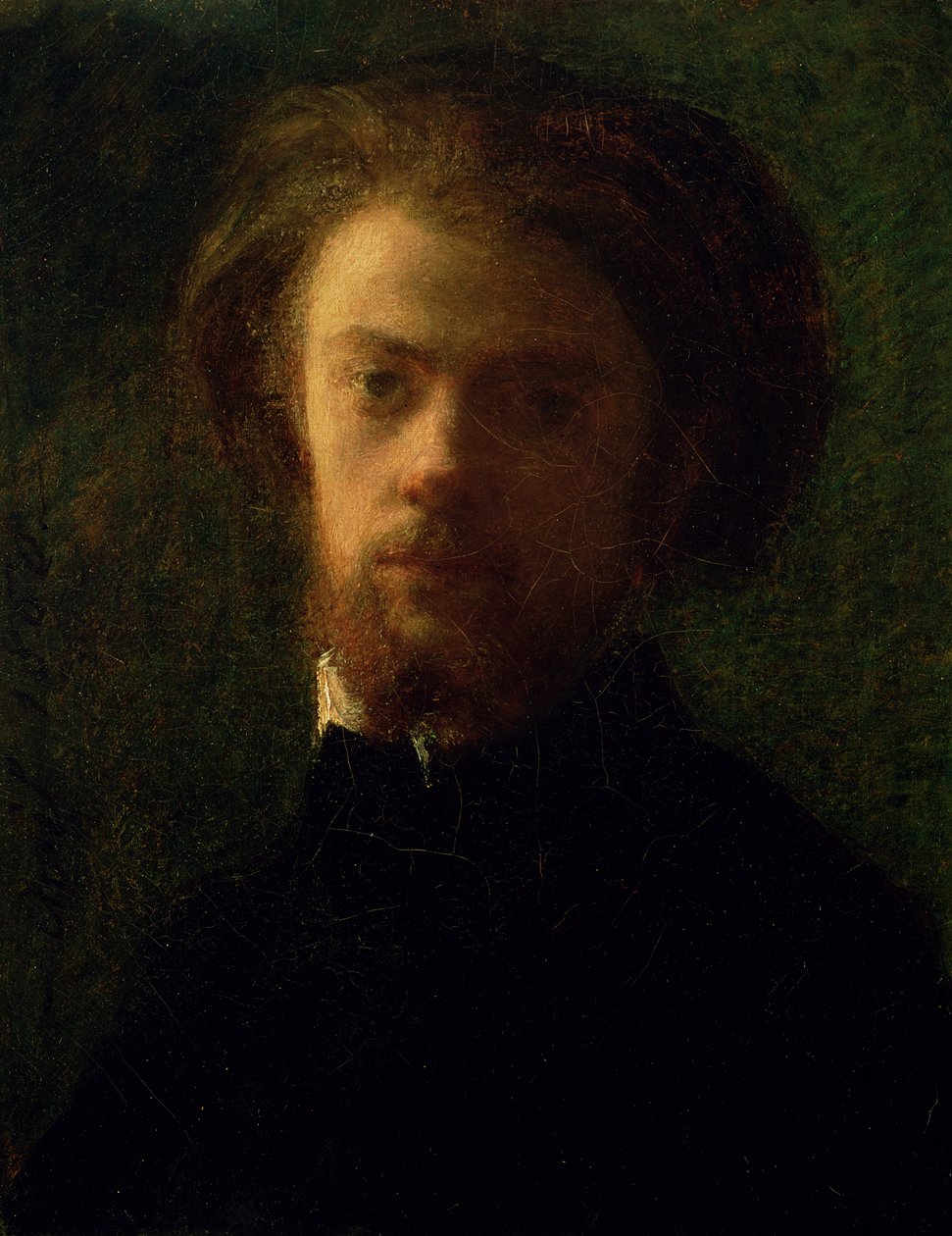Selbstporträt, 1860 von Ignace Henri Jean Fantin Latour