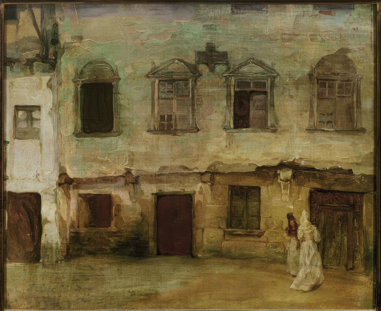 Straße in einer alten kastilischen Stadt von Ignacio Zuloaga y Zabaleta