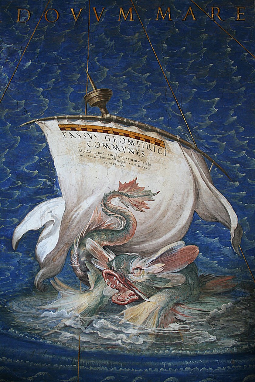 Detail einer Karte von Ignazio Danti - Galerie der geografischen Karten von Ignazio Danti