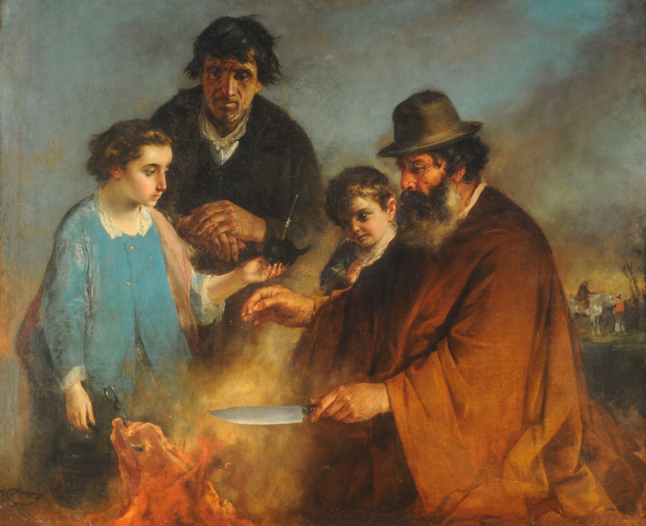 Der Braten, ca. 1871 von Ignazio Manzoni