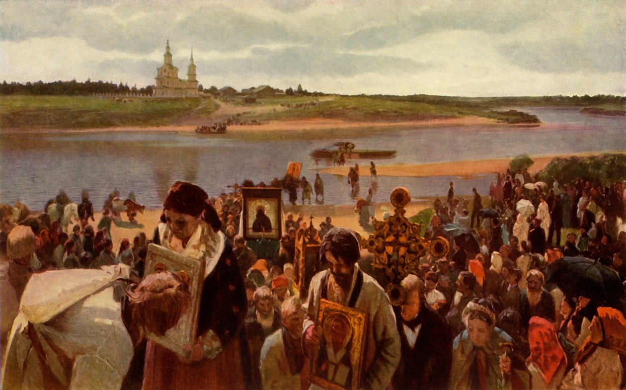 Die Prozession des Kreuzes von Illarion Pryanishnikov