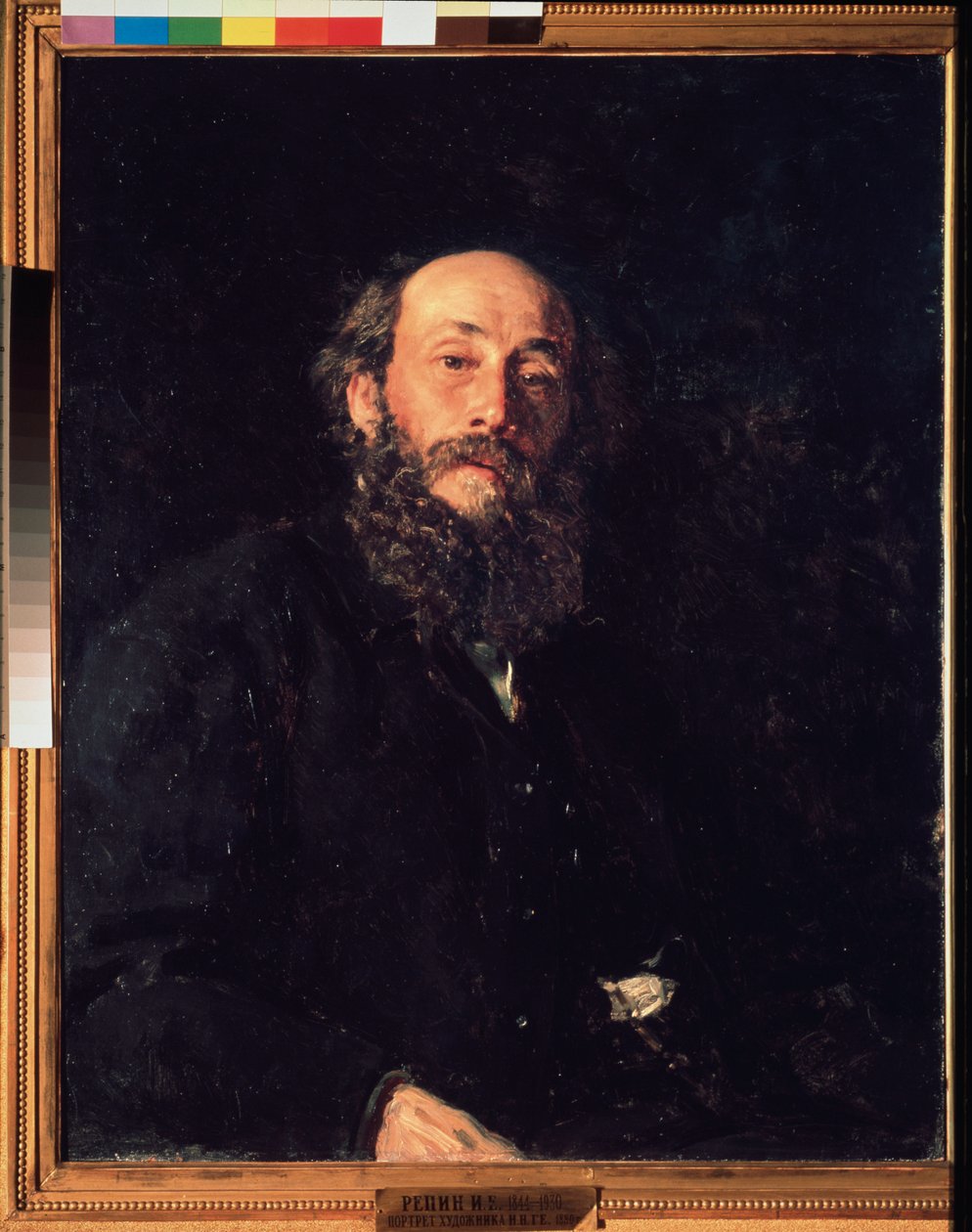 Porträt des Künstlers Nikolai Ge von Ilya Efimovich Repin