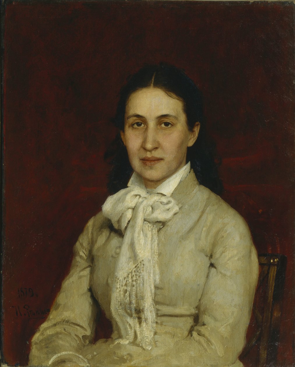 Porträt von Yelizaveta Grigoryevna Mamontova 1847-1908, 1878 von Ilya Efimovich Repin