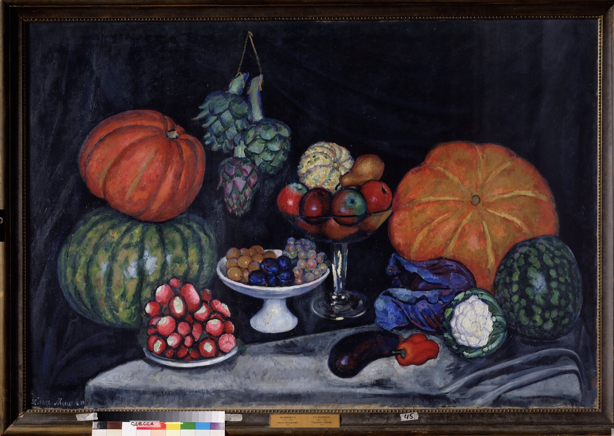 Gemüse. Stillleben von Ilya Ivanovich Mashkov